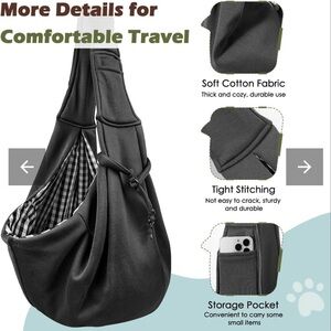 Pawaboo Dog Sling Carrier For Small Dogs